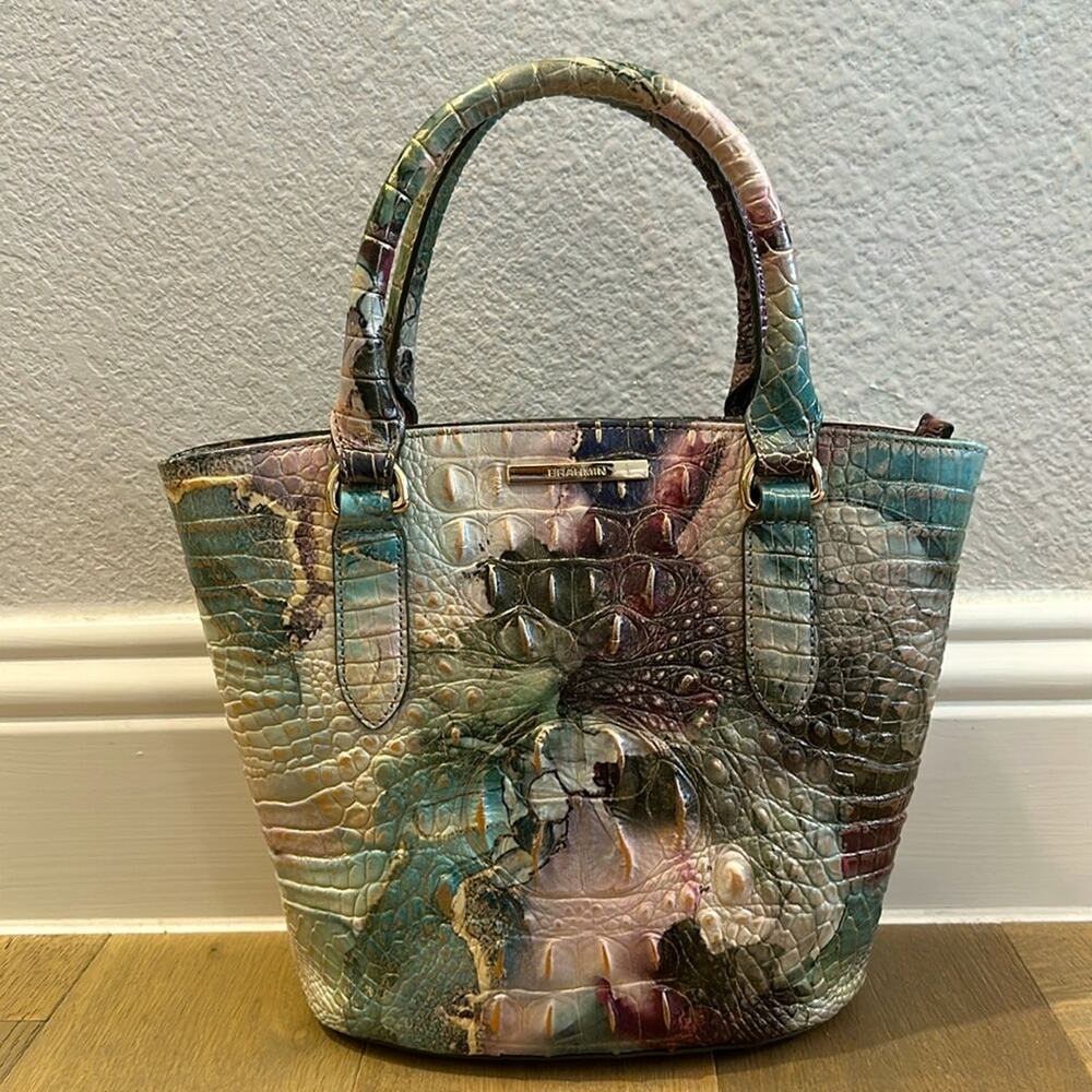 Brahmin Small Bowie Satchel Nirvana Melbourne Shoulder Handbag - Picture 2 of 5